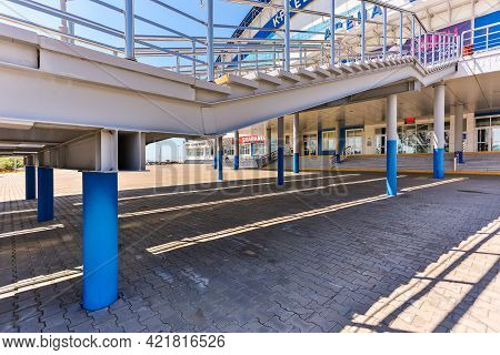 The Ice Palace Of Yerofey Arena In Khabarovsk And The Square Near It On May 18, 2021.