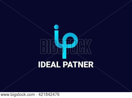 Ip Minimalist Abstract Lettermarks Logo Design Template