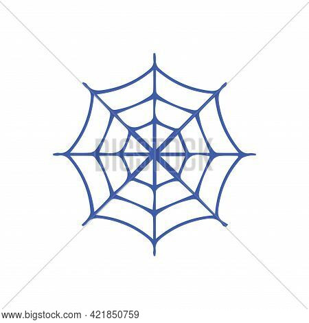 Spider Wave Vector Logo.blue Vector Logo Template