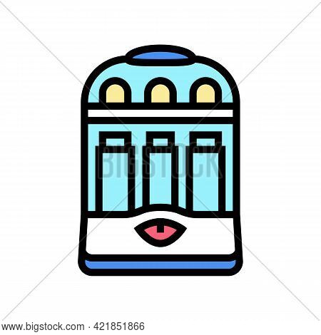 Sterilizer Bottles Device Baby Color Icon Vector. Sterilizer Bottles Device Baby Sign. Isolated Symb
