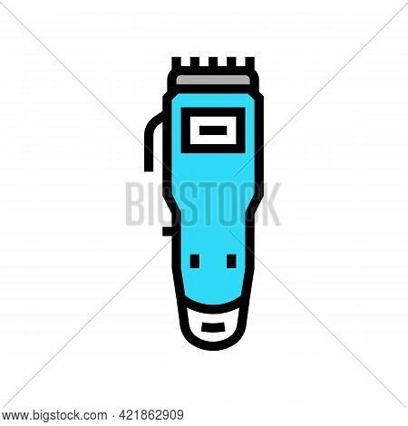 Trimmer Gadget Color Icon Vector. Trimmer Gadget Sign. Isolated Symbol Illustration