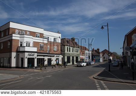 Shops And Restaurants In Maidenhead, Berkshire In The Uk, Taken 30th March 2021