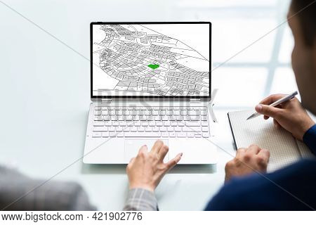 Cadastre City Building Survey Map And Valuation Plan
