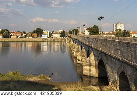 Mustafa Pasha Bridge In Town Of Svilengrad, Bulgaria