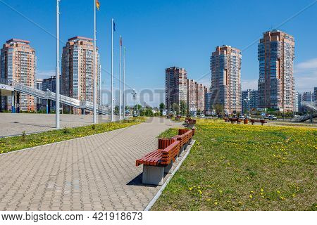 A Residential Area Near The Yerofey Arena In Khabarovsk On May 18, 2021.