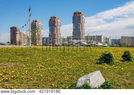 A Residential Area Near The Yerofey Arena In Khabarovsk On May 18, 2021.
