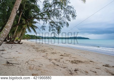 Beautiful Idyllic Seascape View On Kohkood Island In Low Season Travel.koh Kood, Also Known As Ko Ku