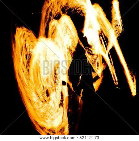Human Torch Flaming Trails 