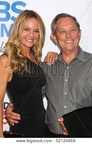 LOS ANGELES - OCT 8:  Sharon Case, father Jim Case at the CBS Daytime After Dark Event at Comedy Store on October 8, 2013 in West Hollywood, CA