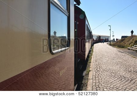 a waiting train