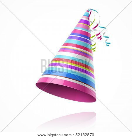Party hat. Vector.