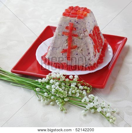 Pasha(paskha,pashka ) Quark Dessert For Easter