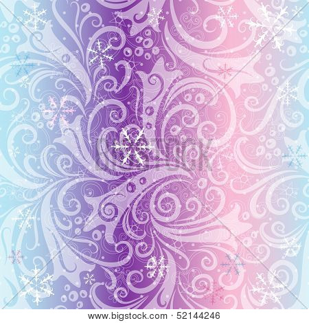 Seamless Striped Christmas Pattern