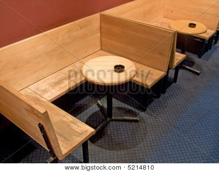 Interior de la cafetería