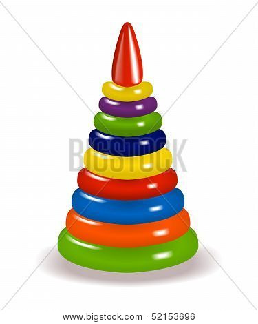 colorful pyramid
