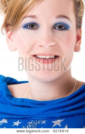 Portrait de la jeune fille enceinte