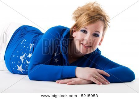 Portrait de la jeune fille enceinte