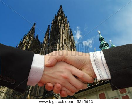 Businessmen Shaking Hands