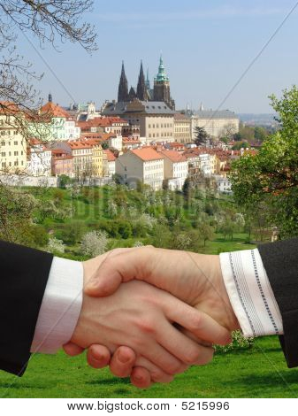Businessmen Shaking Hands