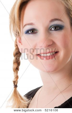 Portrait de la jeune fille enceinte