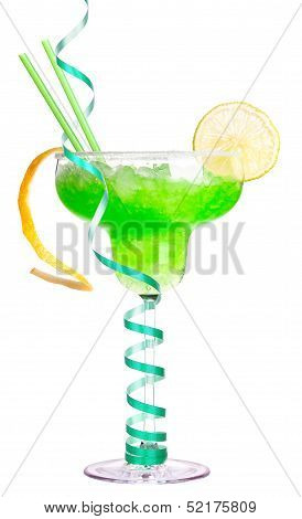 alcoholic cocktail with christmas decoraion