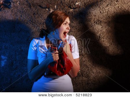 Scared Woman