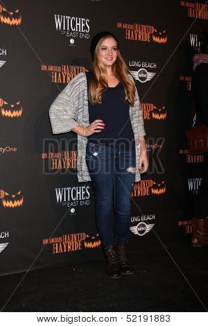 LOS ANGELES - OCT 10:  Willow Shields at the 8th Annual LA Haunted Hayride Premiere Night at Griffith Park on October 10, 2013 in Los Angeles, CA