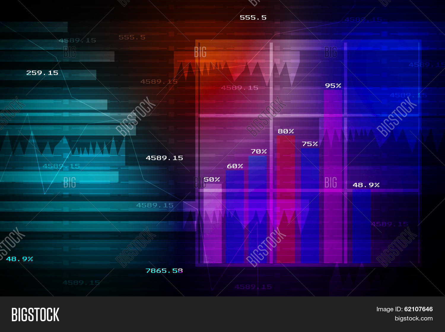 Stock Market Graph Bar Image & Photo (Free Trial) Bigstock