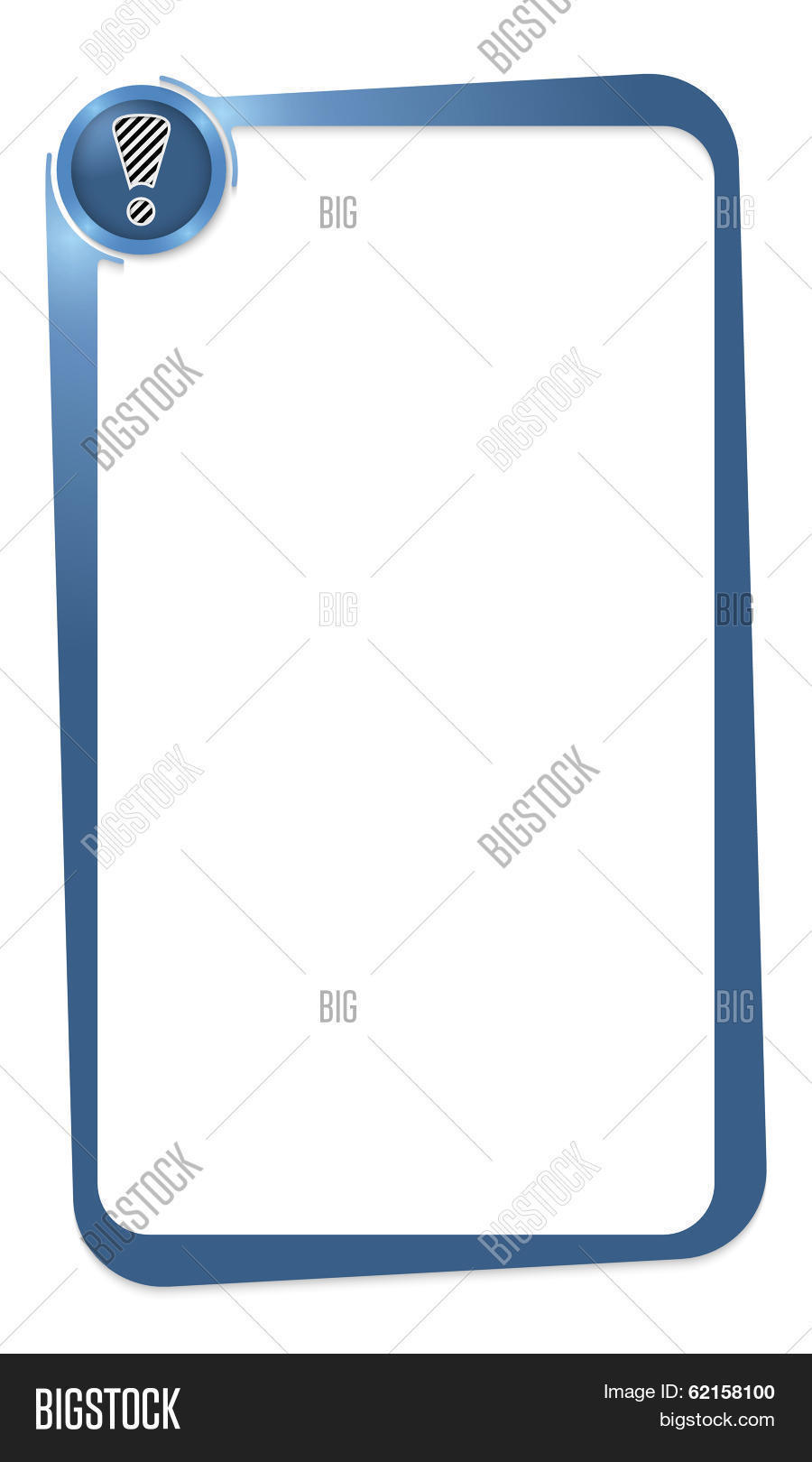 Blue Box Entering Any Vector & Photo (Free Trial) | Bigstock