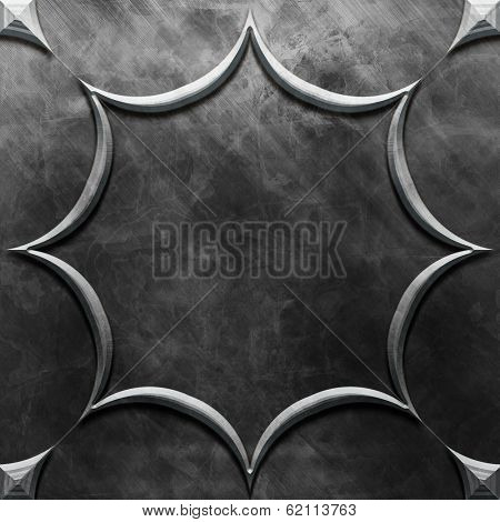 Vintge Metal name plate