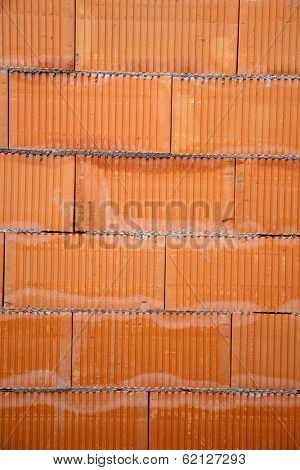 a detached house is built of solid construction with brick.