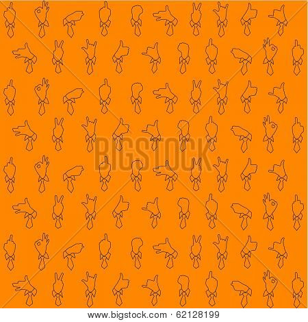 Pattern Hands Boss Yellow.eps