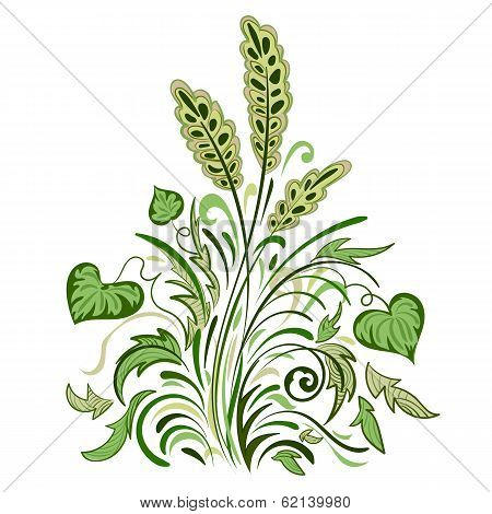 Floral colored pattern
