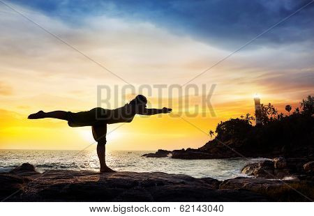 Yoga Near Lighthouse