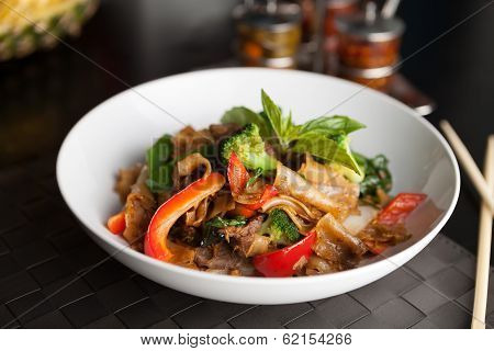 Drunken Noodle Thai Food