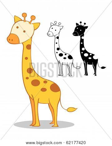 Giraffe cartoon