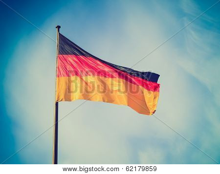 Retro Look German Flag