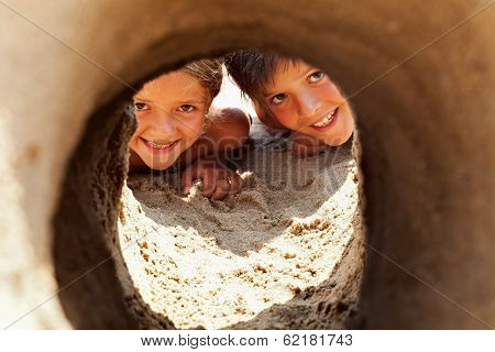Kids On The Beach