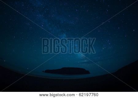 Starry Sky Above Island Petrova
