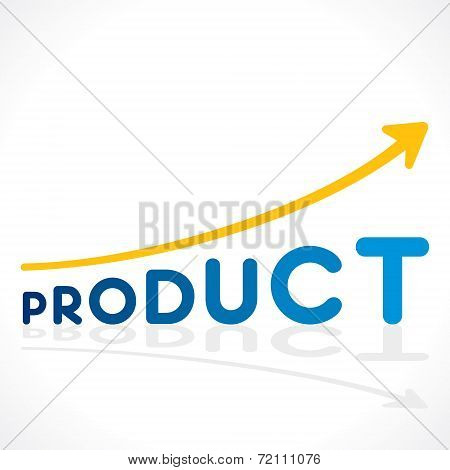 creative increase product sell growth graph vector