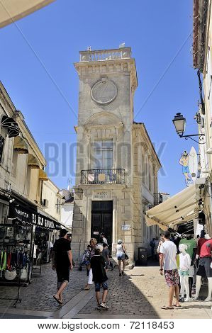 Walk Through A Pedestrian Shopping Street