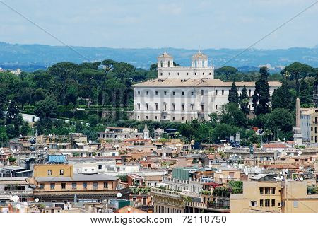 Rome Aerial View From Vittorio Emanuele Monument