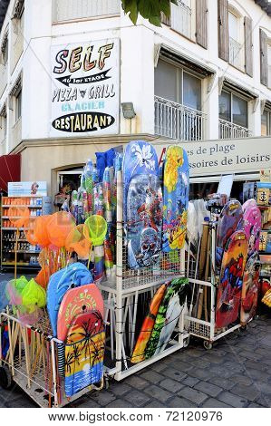 Beachwear Shop In The Town Of Saintes-maries-de-la-mer
