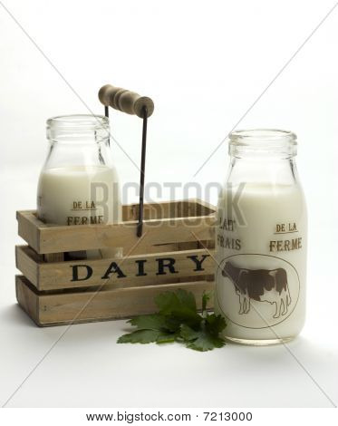 Fresh milk from dairy.