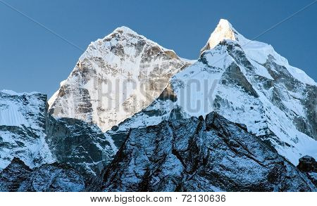 Morning View Of Kangtega Peak