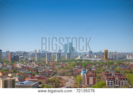 Astana. General View Of The City. The Capital Of Kazakhstan