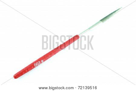 Colorful Red Resp On White Background