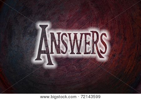 Answers Concept