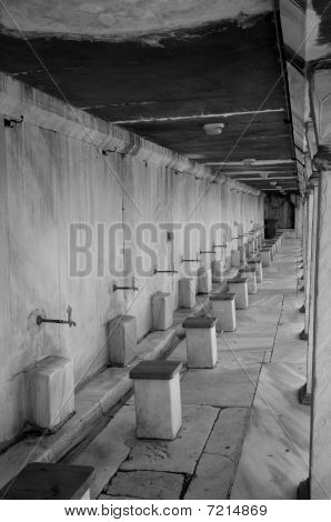 Ablution area, Blue Mosque, Istanbul