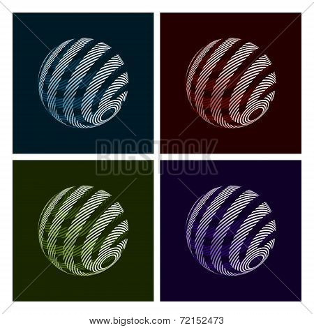 Abstract Globe